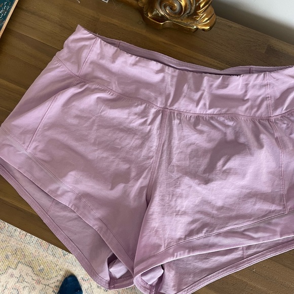 Lululemon Lavender shorts 6 - Picture 2 of 3